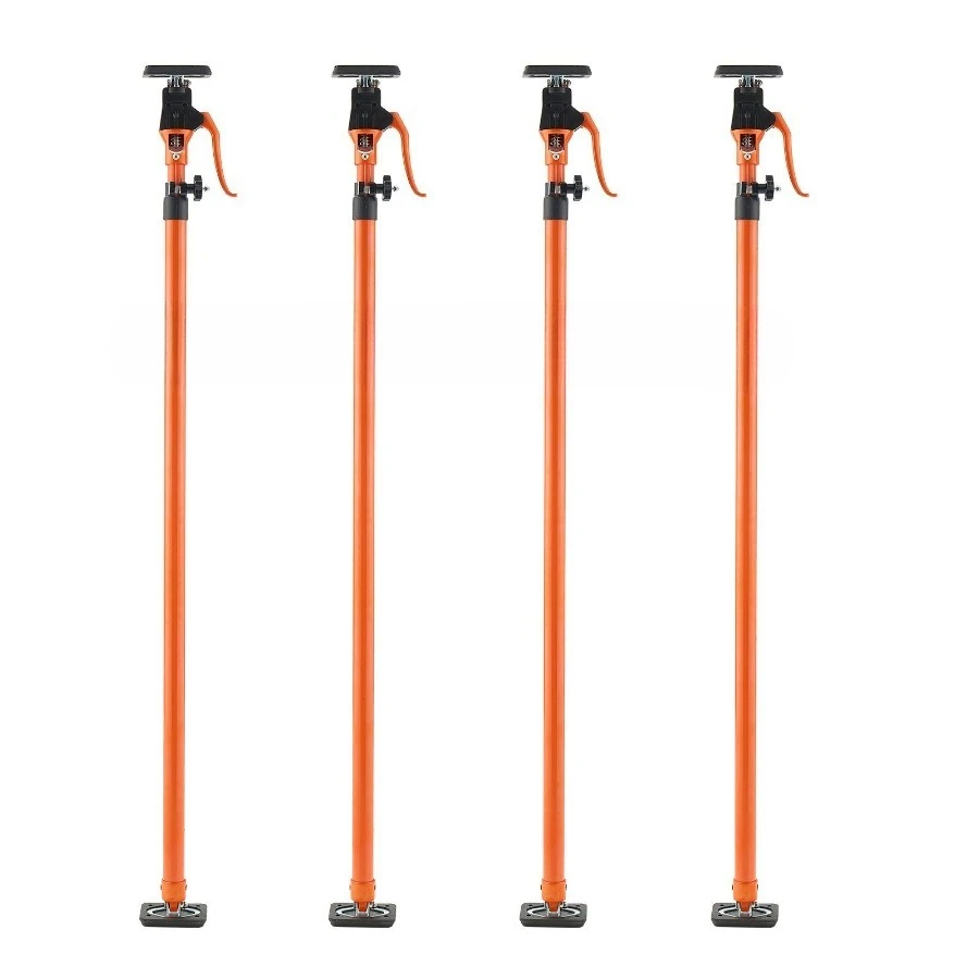 

Cabinet Jack Support Pole, 4-Pack, 49.2-114.6 Inch Steel Telescopic Quick Support Rod, Adjustable 3rd Hand System up to 198 lbs