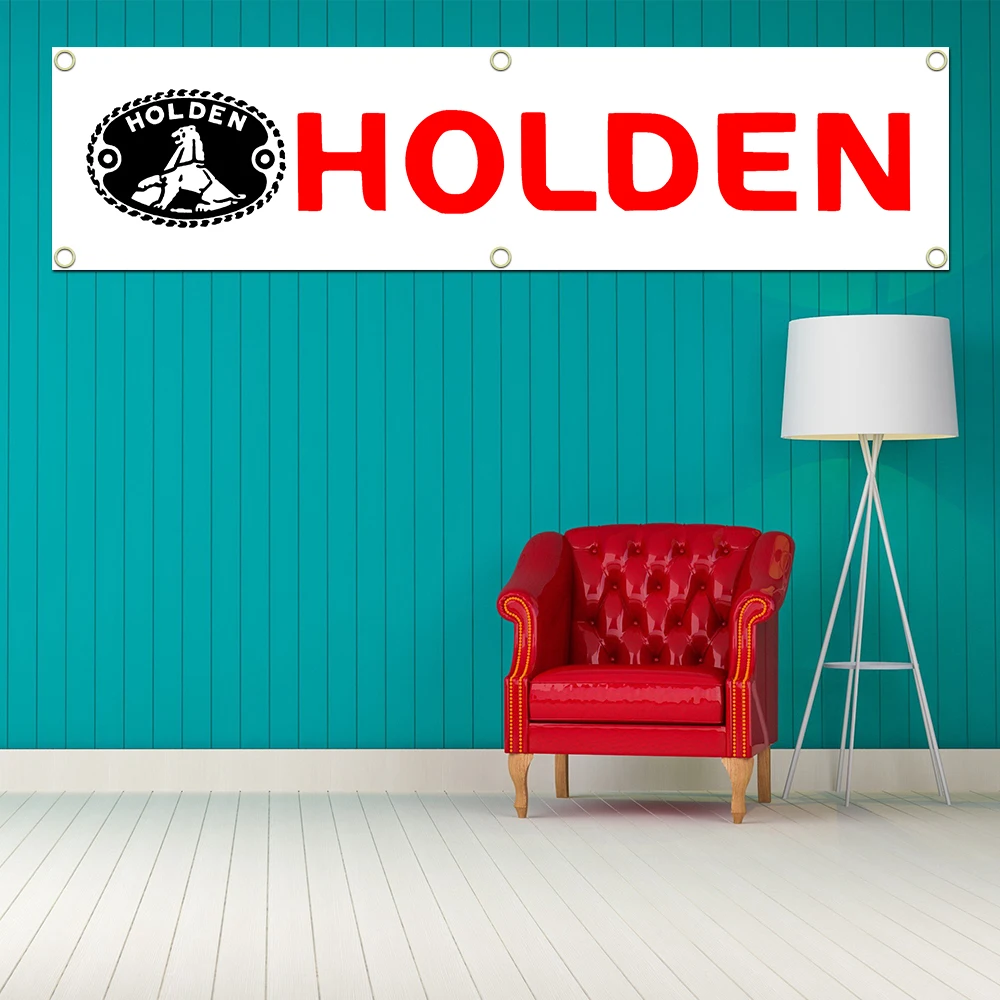 45x180cm Holdens Car Banner Flag Polyester Printed Garage Wall Art Outdoor Decorations Tapestr