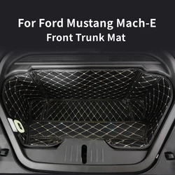 For Ford Mustang Mach-E 2021 2022 Front Trunk Mat Front Full Pad Cargo Liner Area Protective Cover Anti-Dirt Pad Car Accessories