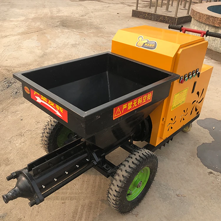 

Cement Mortar Diesel Electric Plaster Putty Mortar Concrete Spray Semi-Automatic Plaster Spraying Machine
