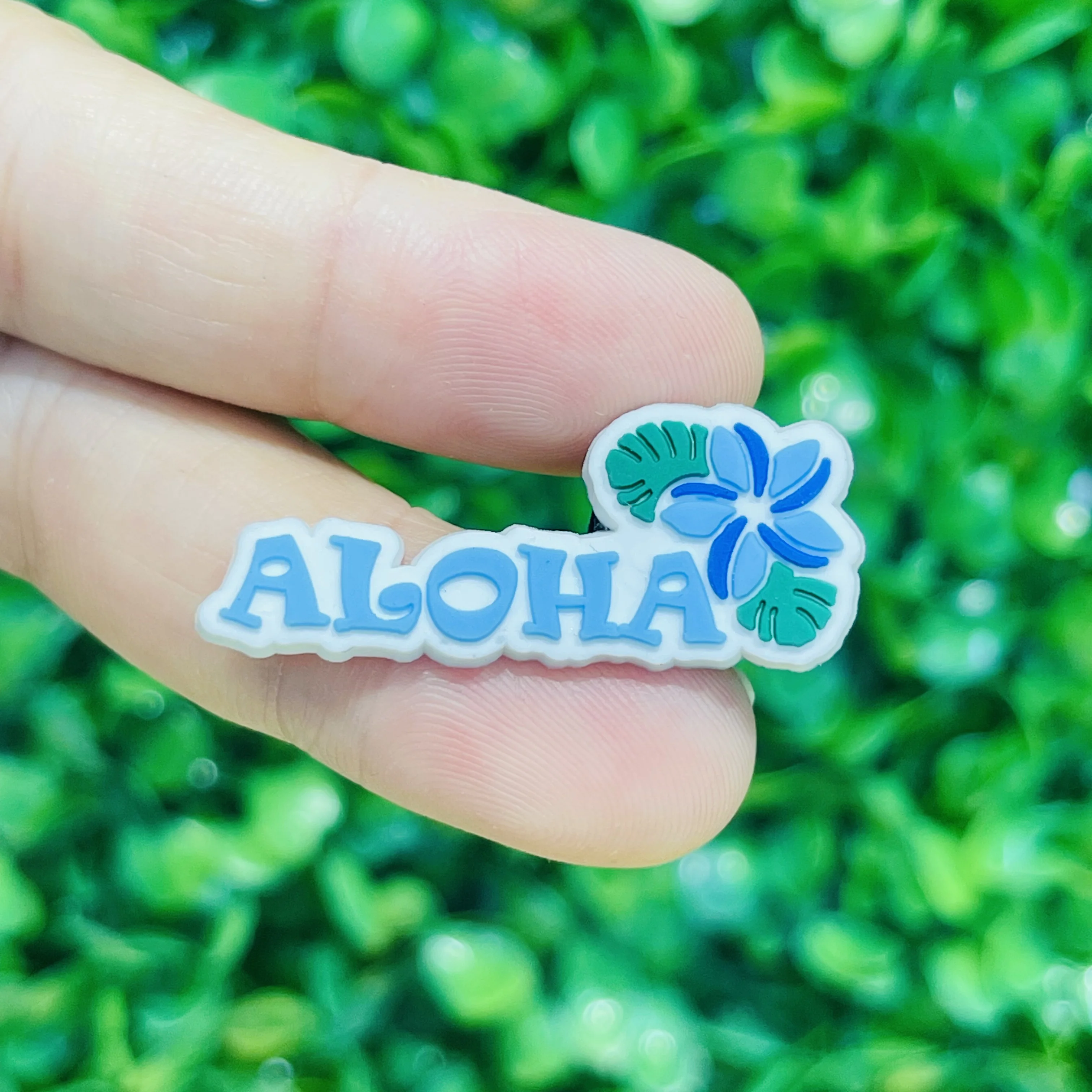 17-40pcs Hawaii Beach Flowers PVC Shoe Charms Design Women Pins Accessories Garden Shoes Buckle Decoration Unisex Kids Gifts