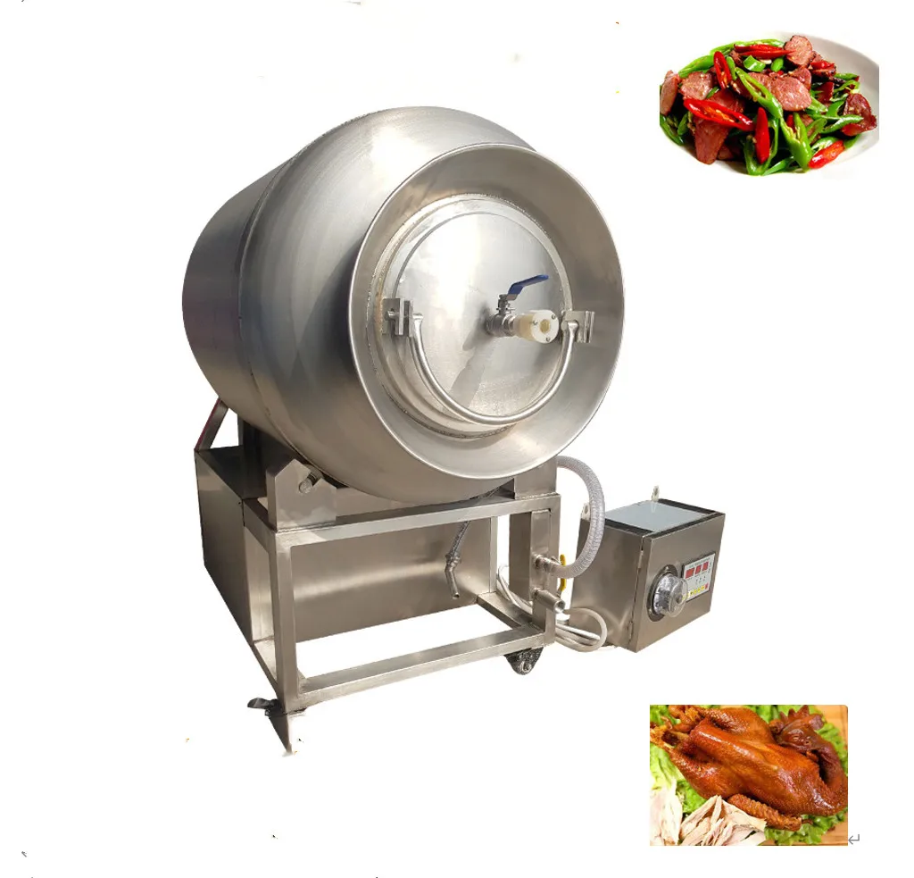 hot Stainless Steel Meat Mixer Commercial Meat Marinating Machine Vacuum Tumbler for Meat Processing