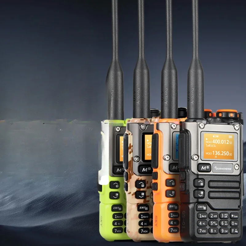 

UV-K6 handheld walkie-talkie UVK6 handset K6 Chinese one-click frequency matching, youth green big memory K5