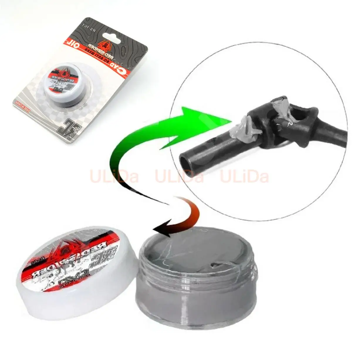 CVD Grease Gearbox Differential Drive Shaft Graphite Grease Anti Wear Oil For For Truck Buggy Monster Truck Crawler RC Car