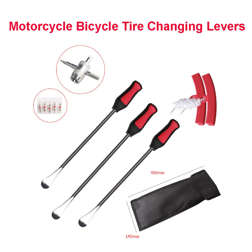 Motorcycle Bicycle Tire Changing Levers Rim Protector Auto Spoon Tire Kit Professional Repair Tool Wheel Ri-m Changing-Levers