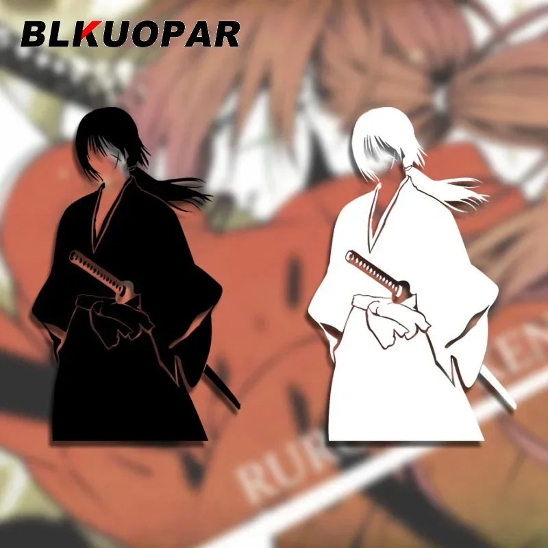 

BLKUOPAR Rurouni Himura Kenshin аниме силуэт автомобиль наклейка графика Личность наклейка бампер холодильник дверь автомобиля протектор
