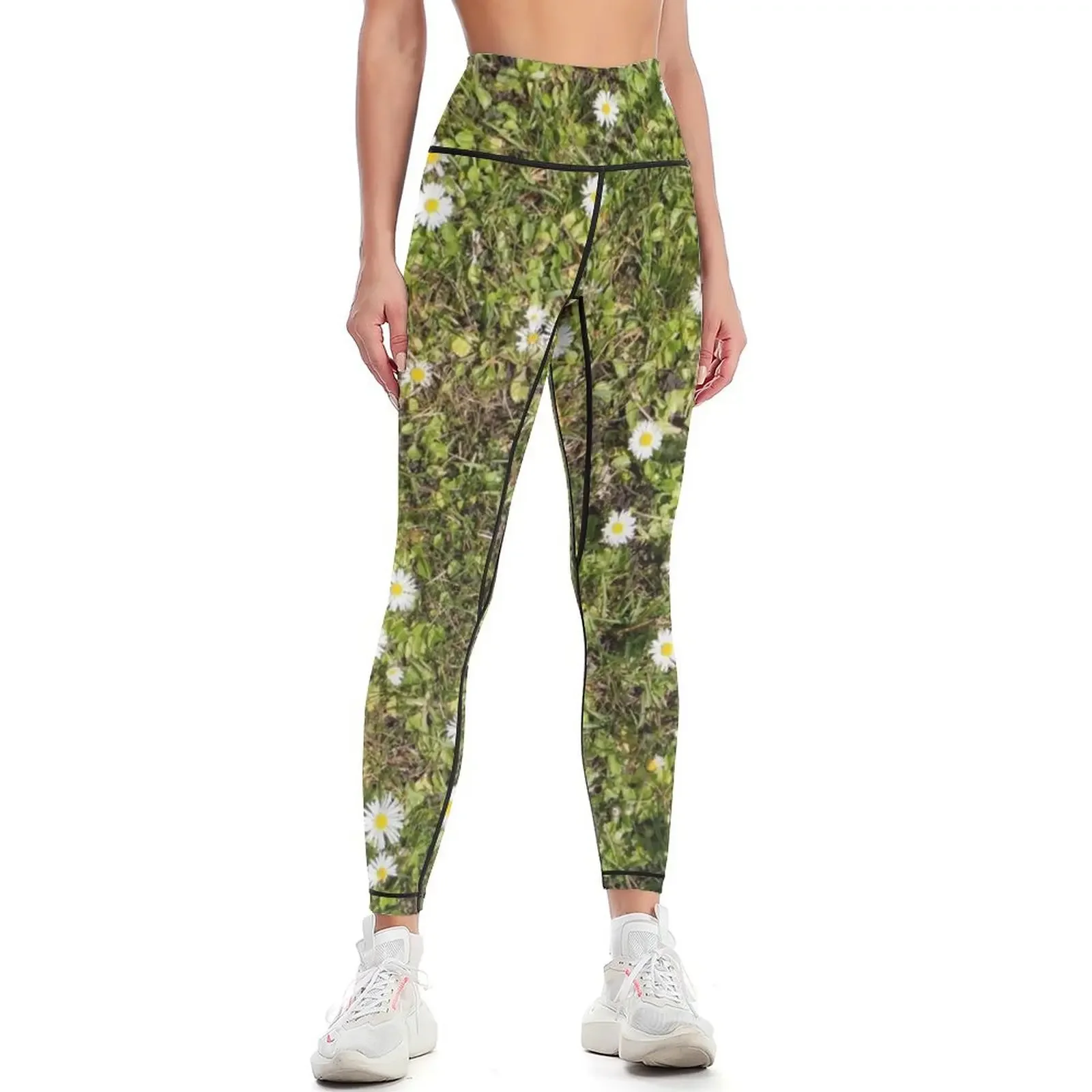 

Stepping on Daisies Leggings sport set Women's sports pants push up legging Women's sportswear Womens Leggings