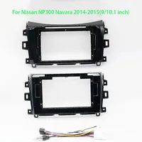 Radio y reproductor de DVD para coche, marco de Fascias para Nissan NP300, Navara Frontier, instalación estéreo, Panel de unidad principal embellecedor, bisel de Audio, 9/10 pulgadas