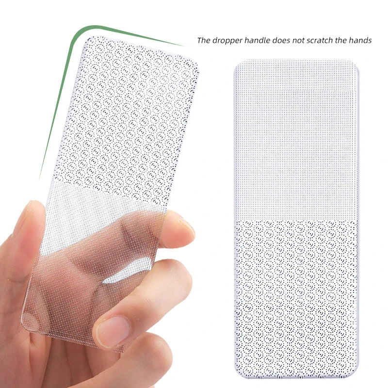 مستطيل الشكل نانو الزجاج القدم عرموش كعب ملف الصلب الجلد الميت قرنية الكالس مزيل التقشير باديكير العناية ملف القدم أداة #5