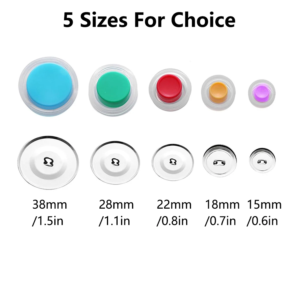 1 Set DIY Cover Button Kit Cover Button Making Tool Clothes Decorating DIY For Make Your Own Button 5 Different Sizes Optional