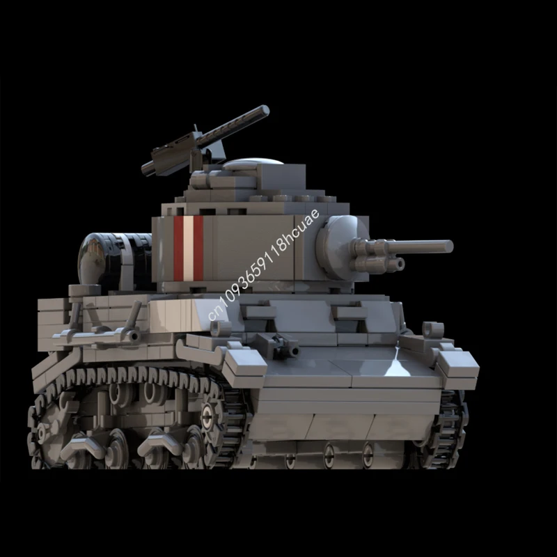 

467pcs MOC M3a1 Stuart 2/6 division AIF nan Unlimited Creativity DIY Building Blocks Perfect for Custom Builders Christmas Gift