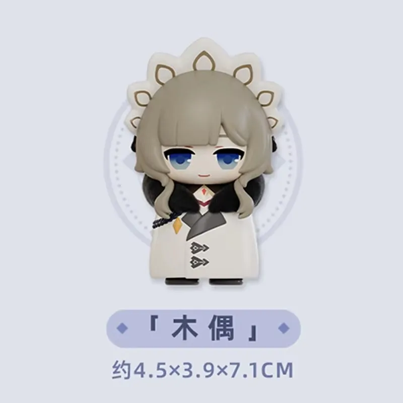 Mihoyo Genshin Impact Fatui Harbinger Q Version Serie Blind Box Desktop Mini Puppe Modell Spielzeug Trend Dekoration Überraschung Geschenke