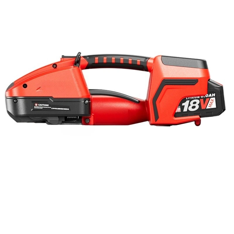 

Portable rechargeable baler PP plastic steel brick factory automatic hot melt tightening integrated bundling machine