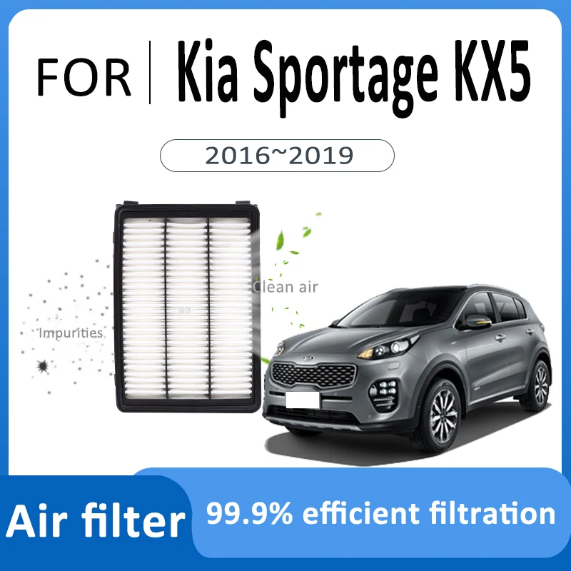 Suitable For Kia Sportage KX5 QL 2016 2017 2018 2019 28113-F8100 Car Activated Carbon Air Filter Cabin Filter Atuo Accessories