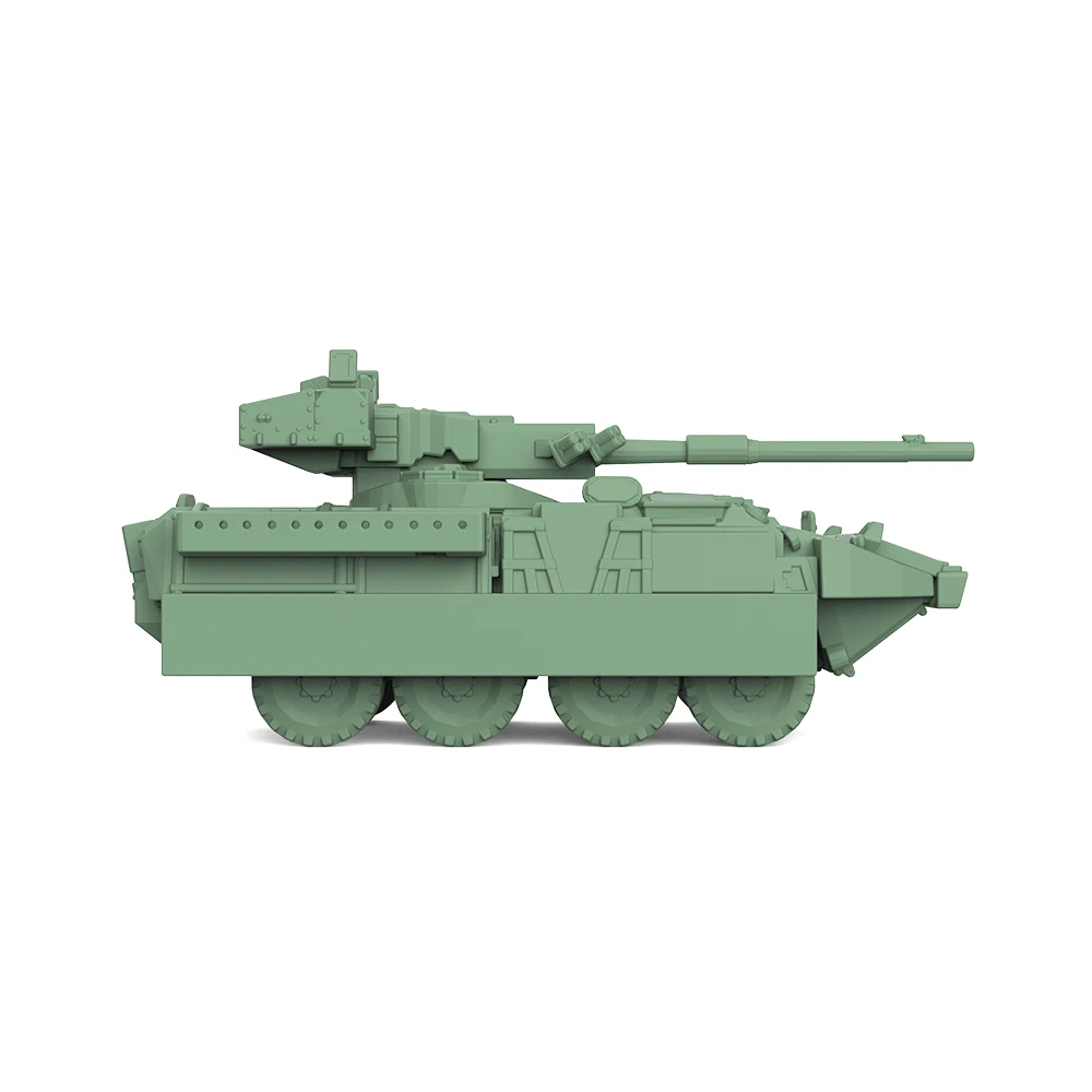 

США M1128 Stryker MGS Tank Destroyer SSMODEL SS958 1/56 1/72 1/100 15 мм WarGaming 28 мм комплект военной модели