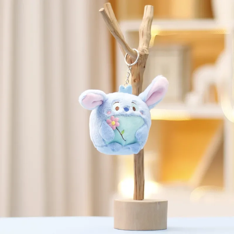 11 cm Nette Cartoon Plüsch Spielzeug Stich Pooh Ferkel Schwein Rucksack Anhänger Gefüllte Puppe Schlüsselbund Kleine Anhänger kinder Geburtstag geschenk
