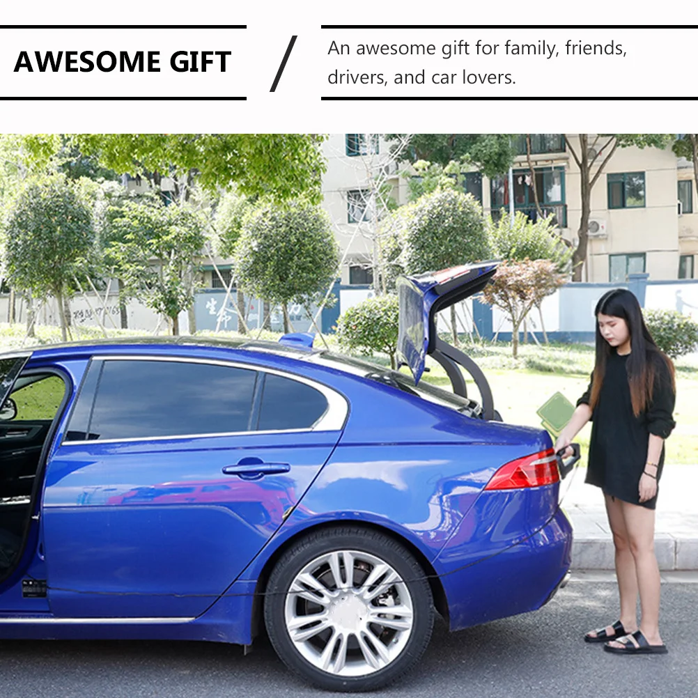 

Car Vacuum Cleaner ABS Material Black Plastic Ergonomic Handle Lightweight Portable Car Supplies Vehicle Mounted