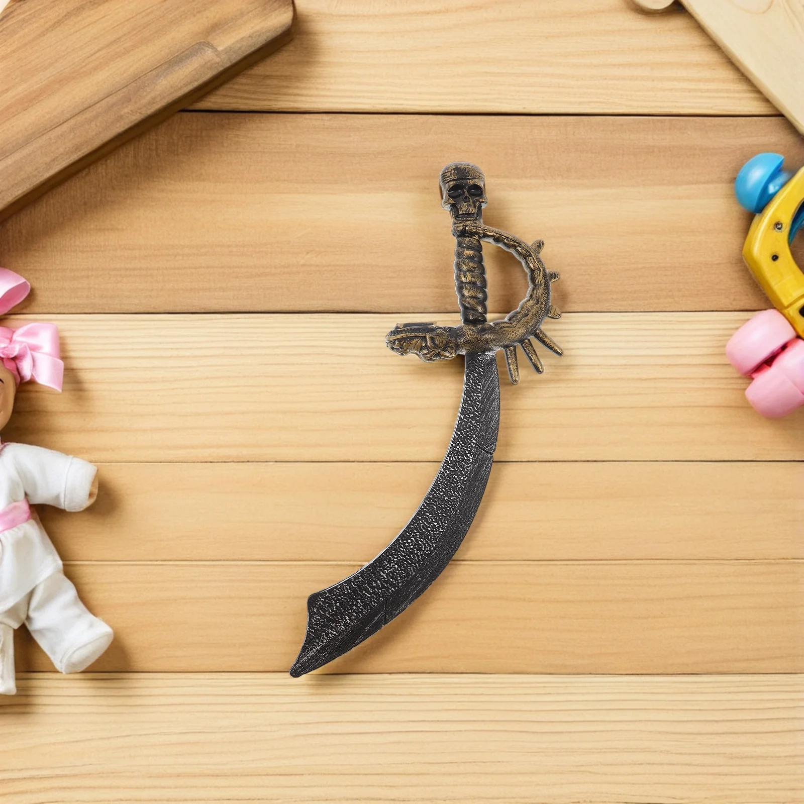 Espada pirata de Halloween para niños, accesorio de disfraz de plástico para juego de rol infantil, disfraz de fiesta de imitación, accesorio romano de caballero Cosplay