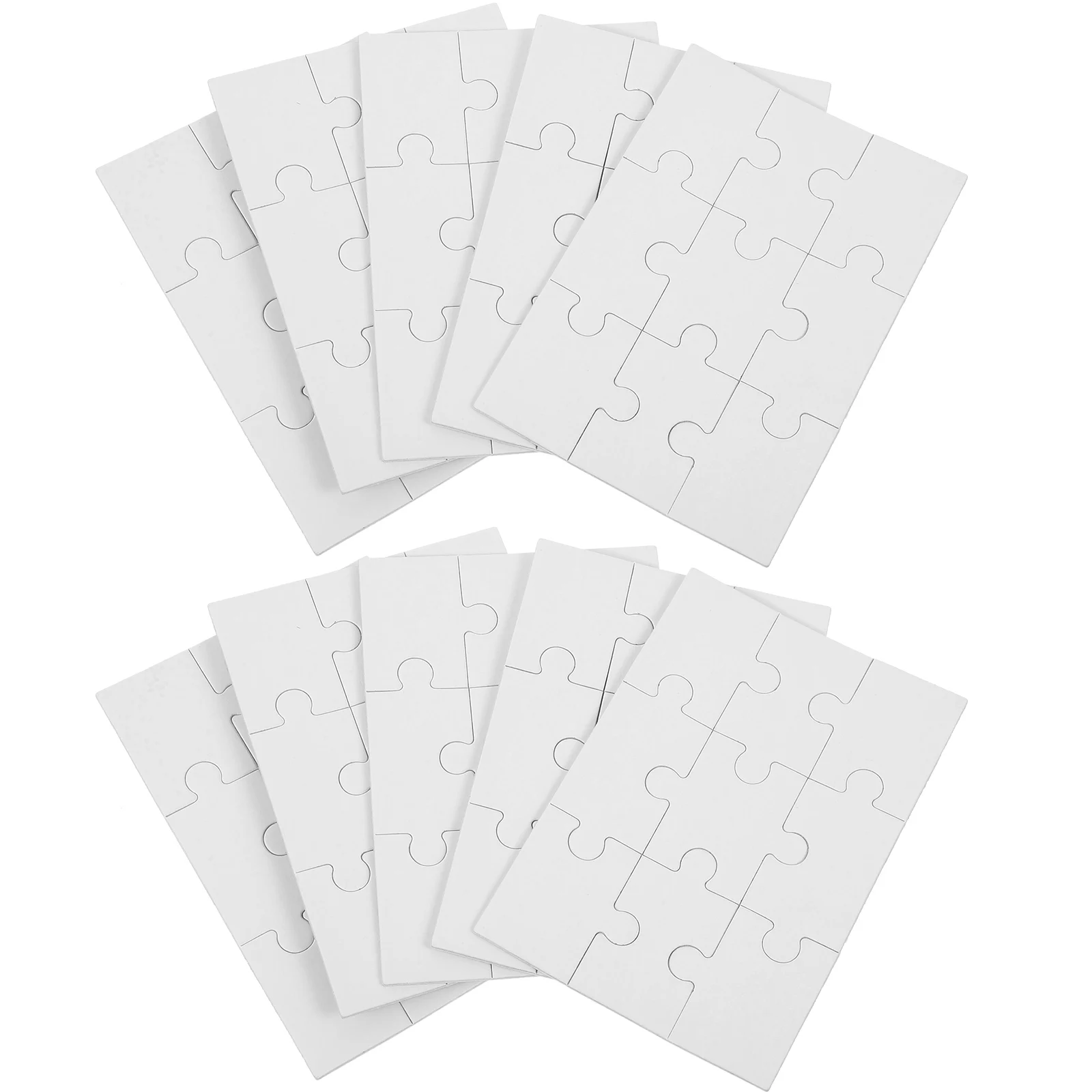 

Blank Drawing Jigsaw Puzzle For Diy Crafts Kids Educational Wooden Puzzle Pieces Graffiti Plaything Creative Coloring