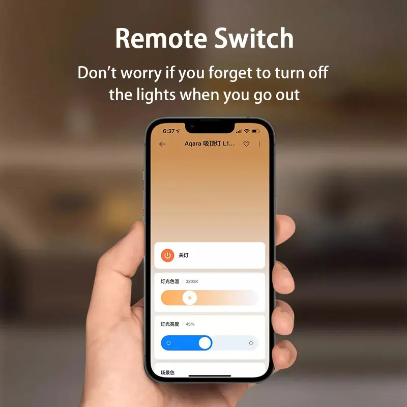 Aqara ضوء السقف الذكي L1 قابل للتعديل درجة حرارة اللون الربط الذكي العمل مع Apple Homekit Mi Home APP Hub المطلوبة