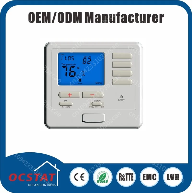 Wiring a Room Thermostat 24V HVAC Air Conditioner Digital Temperature Controller