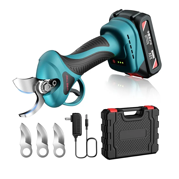 

Professional cordless 21v lithium electric trimmer scissors gardening