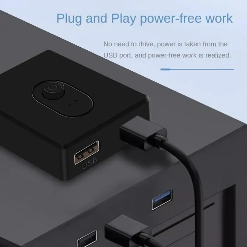 USB 2.0 Switch KVM Switcher Adapte 1x2/2x1 USB Hub Bi-Directional Shared Controller Splitter For PC Keyboard Mouse Printer