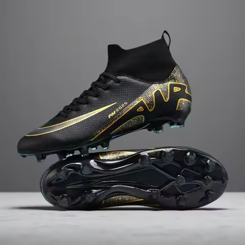 Men Soccer Shoes Training Sports Casual Sneakers Professional Society Football Shoes Resistant TF/FG Comfortable Football Boots