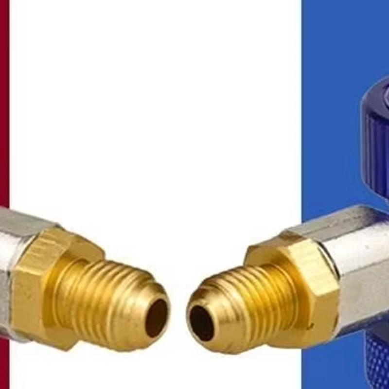 كفاءة متفوقة R134a تركيبات خرطوم محول المبردات السيارات A/C مقرنات الضغط المنخفض العالي تحويل الملحقات #2