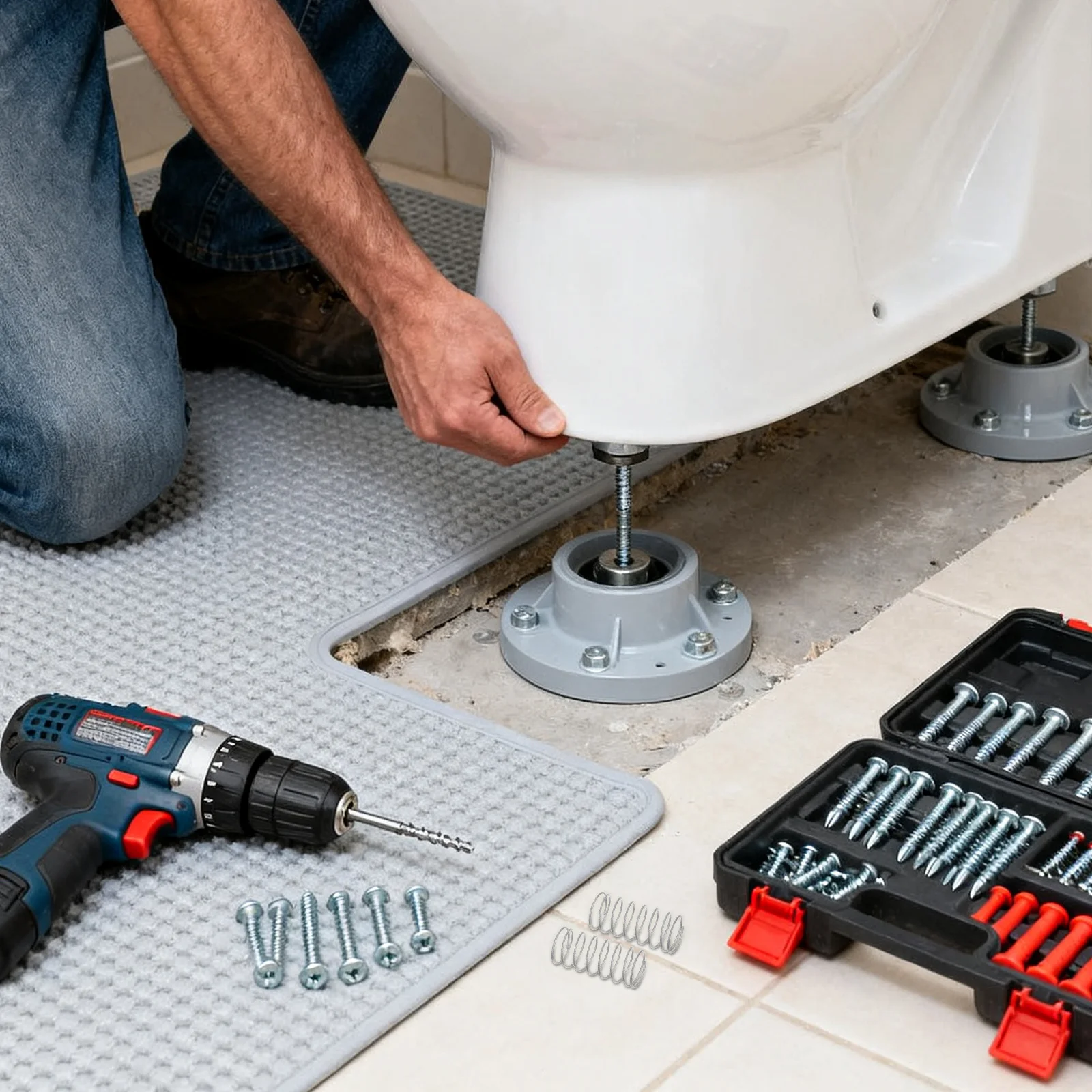 20 قطعة خزان المرحاض الفولاذ المقاوم للصدأ زر الربيع العالمي ل فلوش المدمجة لفائف Diy بها بنفسك إصلاح الحمام صهريج دفع #3