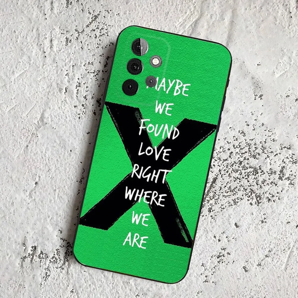 E-Ed S-Sheeran UK Singer  Phone Case For Samsung Galaxy A13,21s,22,31,32,52,53,71,80,91 Soft Black Cover