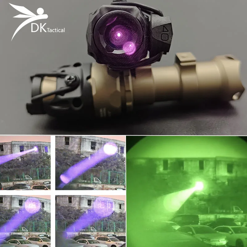 Tactical Metal Adjustable IR Scout Light KIJI K1 K1-3 Weapon Light IR 850nm Illumination with Original Markings Fit 20mm Rail