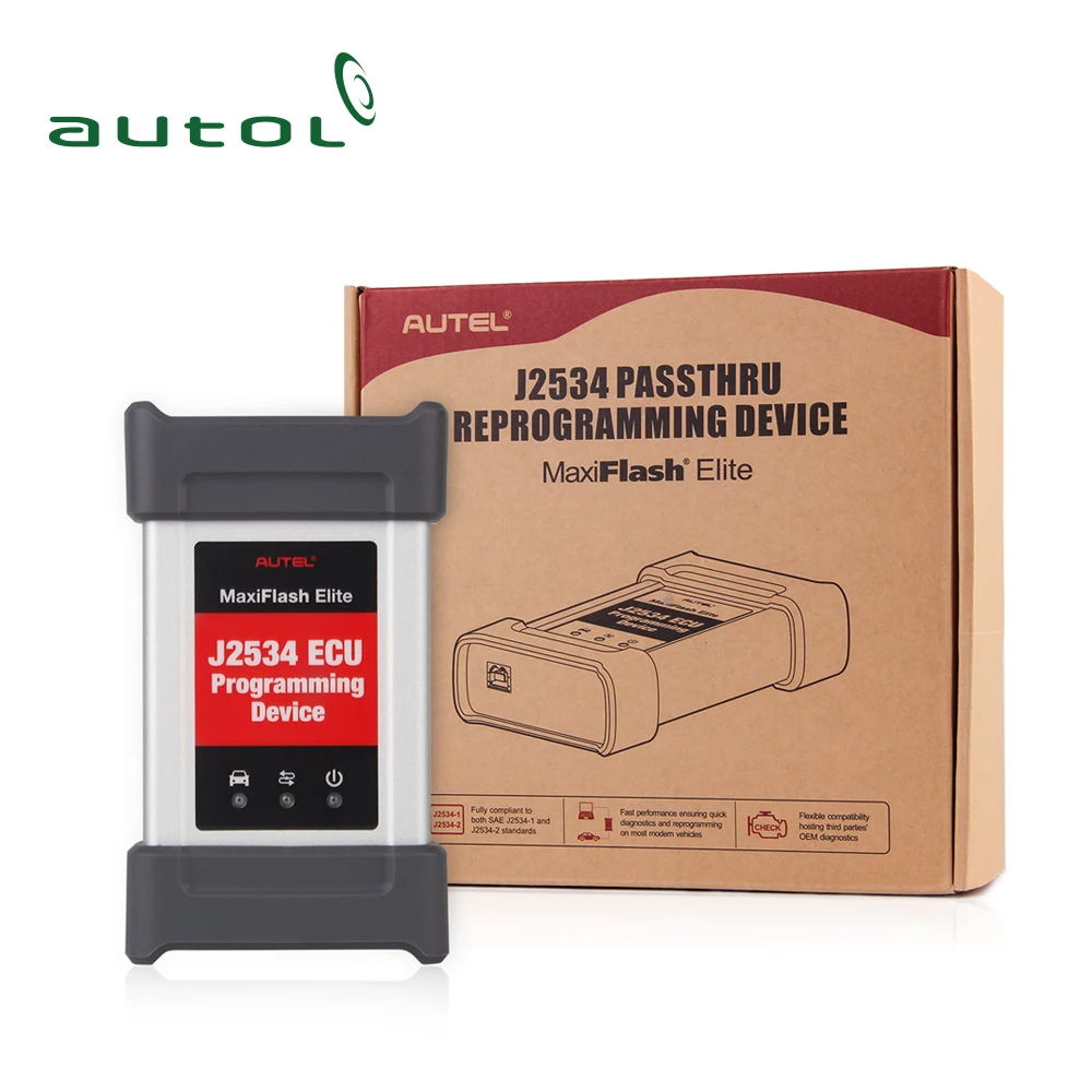 Autel-Dispositif de pigments ECU, interface OBD2, sans fil BT, programmeur de clé pour Maxisile MS908 MS908P MK908 Pro, MaxiFlash Elite J2534