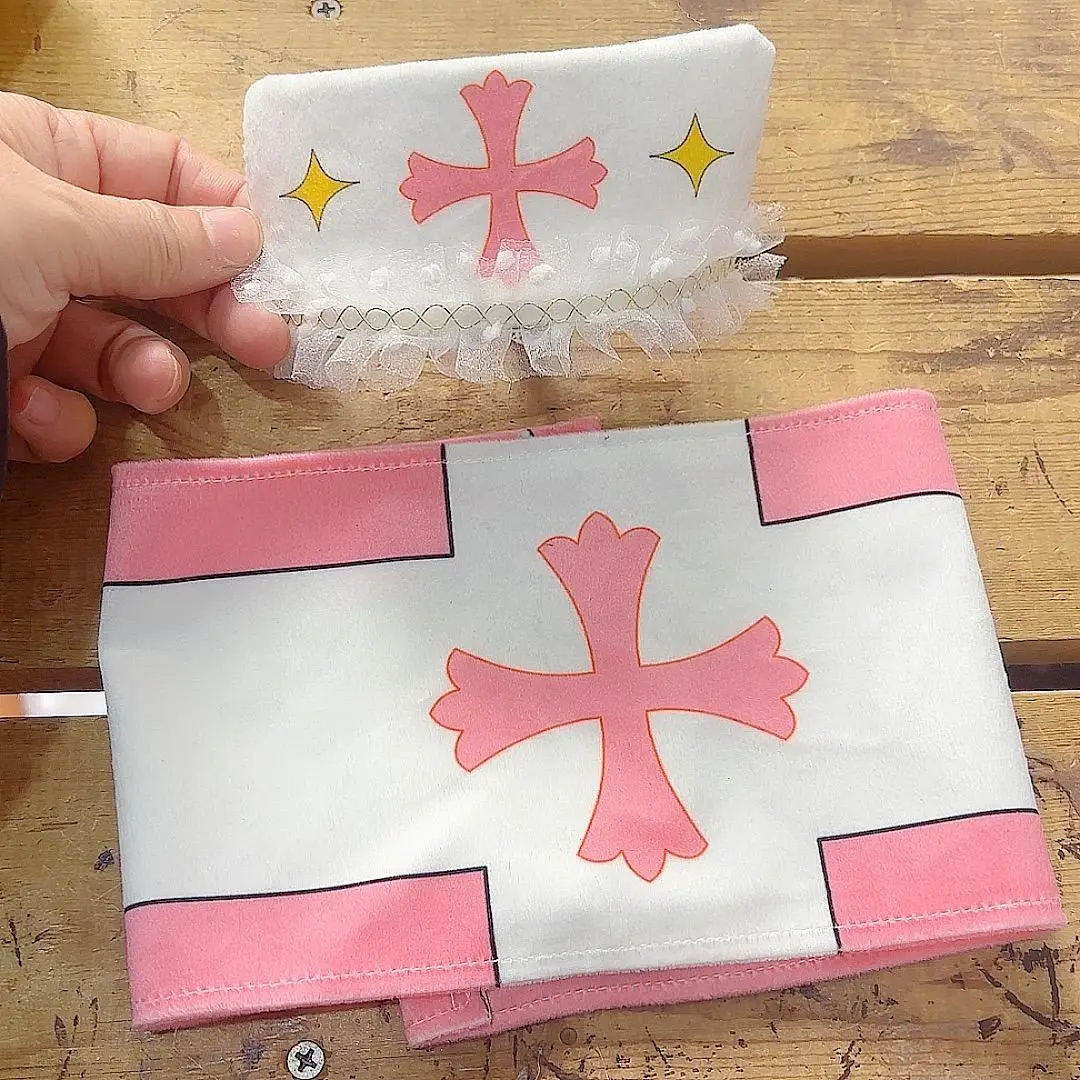 

Набор для косплея медсестры Serina Washimi-цветочная корона, головной убор, повязка на руку, аниме, реквизит для косплея, Лолита