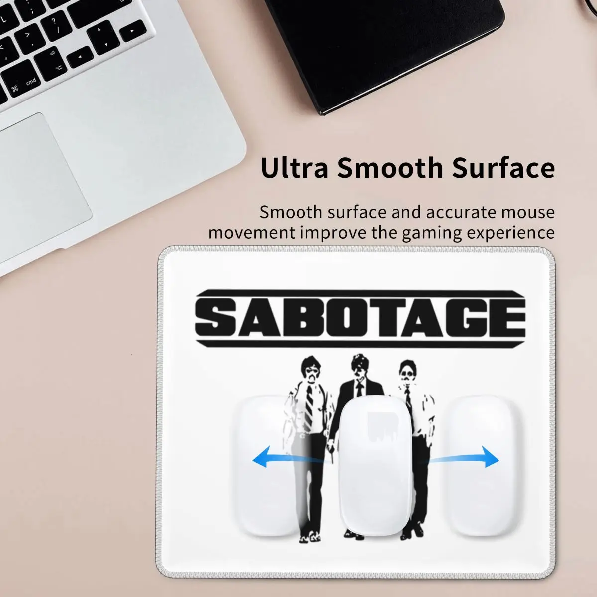 Beastie Boys Sabotage Mouse Pad Computer Keyboard Mouse Mat Gaming PC Laptop Desk Mat Office Accessories Table Mats