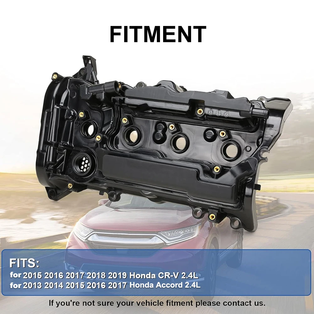 

Valve Chamber Cover with Gaskets Cylinder Head Cover for Honda Accord 2013-2017 CR-V 2.4L 2015-2019