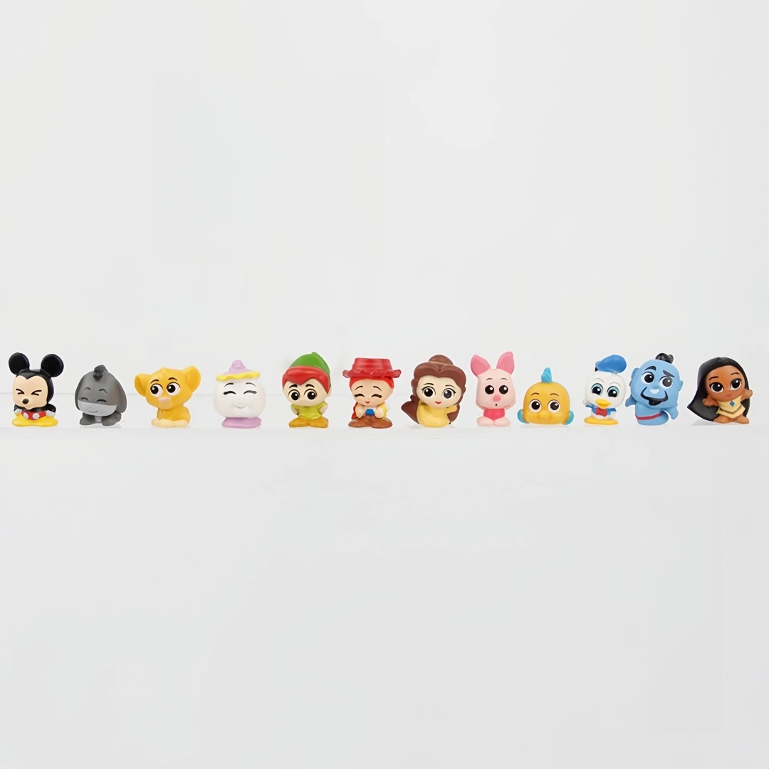 Disney Familie Toy Story Gefrorene Prinzessin Mickey Woody 48 teile/satz 3 cm Action-figuren Mini Puppen Kinder Spielzeug Modell für Kinder geschenk
