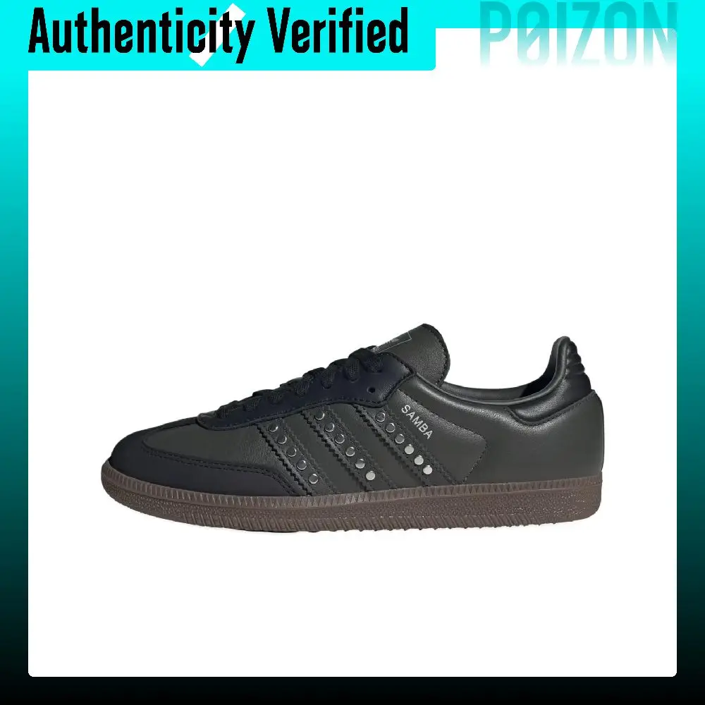 Adidas Originals Samba Low top Skateboard Shoes Women's Olive Green JR8869