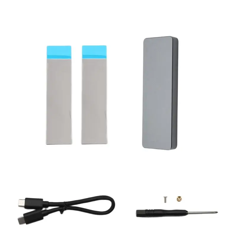 

YSS-TR-EB101 SATA SSD Enclosure USB3.2 Gen2 Aluminum Alloy Adapter Case Supports 2230/2242 M/B&M Ssds For PC