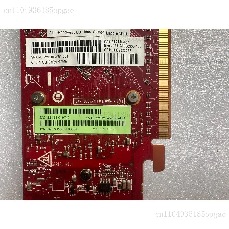 W4300 4G Professional Graphic Design Graphics Card Plane Drawing 3D Modeling Rendering