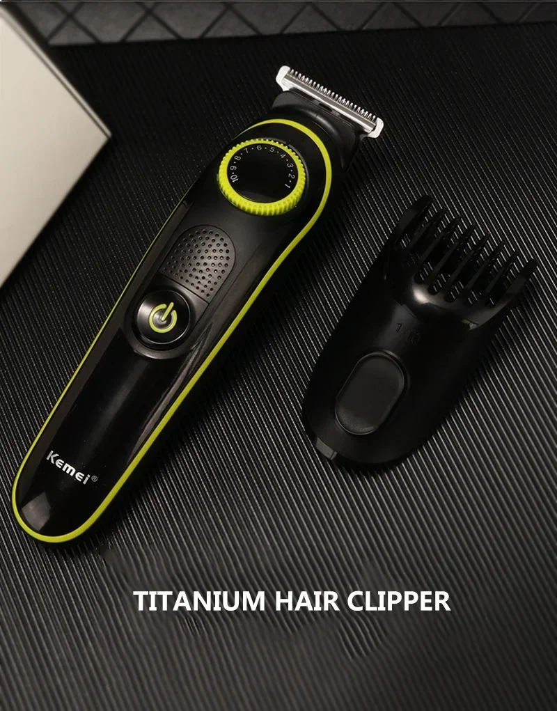 Kemei 696 Elektrischer Haarschneider, multifunktionaler Trimmer für Männer, Elektrorasierer für Herren, Rasierer, Nase, 5-in-1, professioneller Trimmer – Detail 3