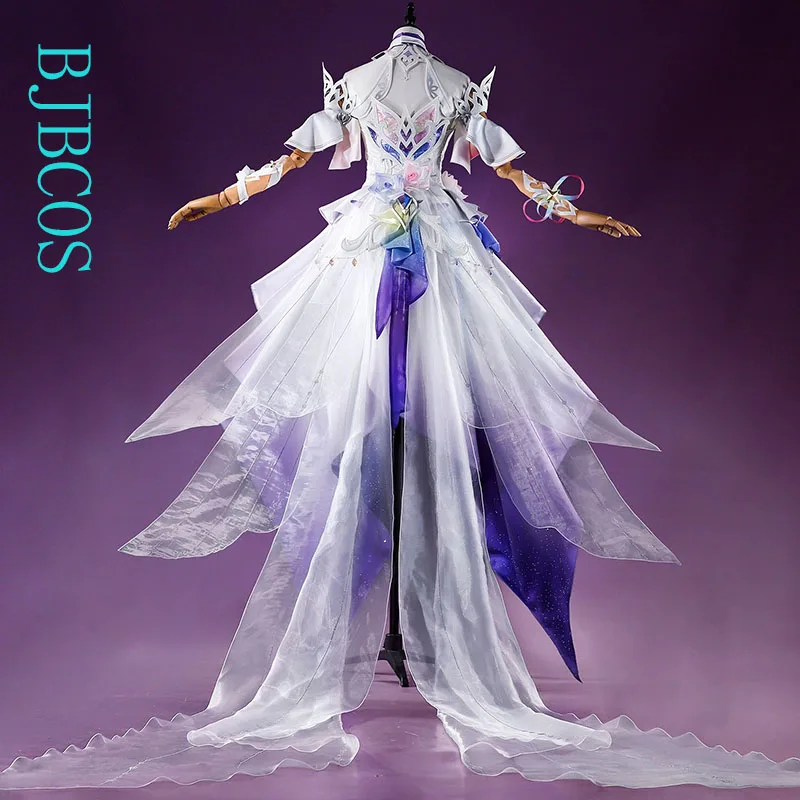 أزياء سايرين التأثيرية لعبة هونكاي: ستار ريل أزياء تنكرية موحدة HSR فستان سيرين حجاب NPC حفلة الهالوين للنساء #4