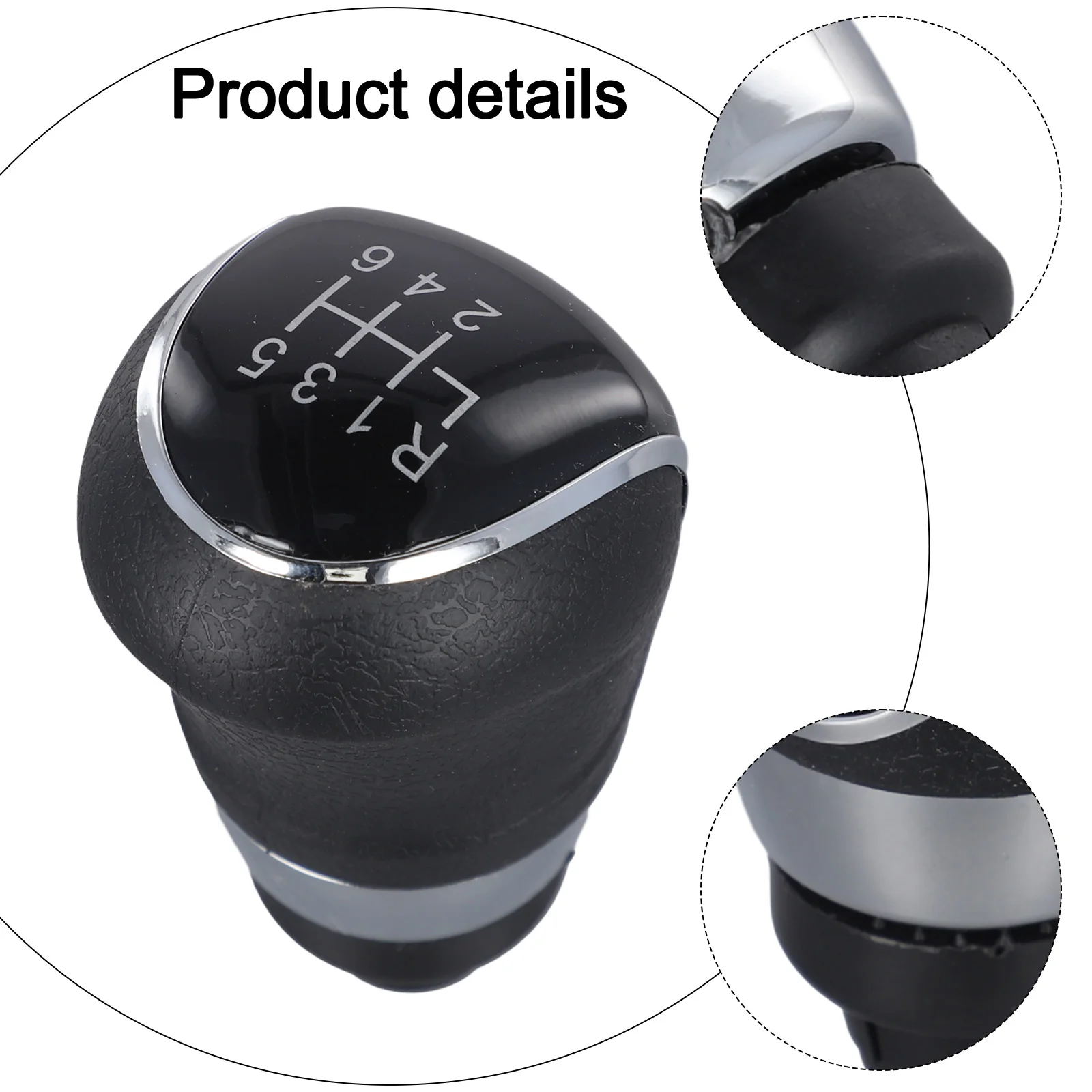 Car Accessories Gear Knob 6 speed Easy Installation Enhanced Visual Appeal High quality Materials For Ford Kuga