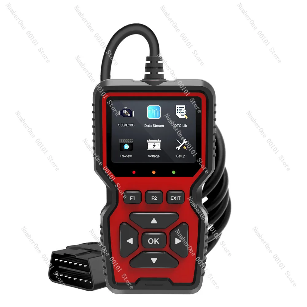 V519 Scanner Color Screen CE Certification Printable Upgrade 10 Languages, Car Fault Detector