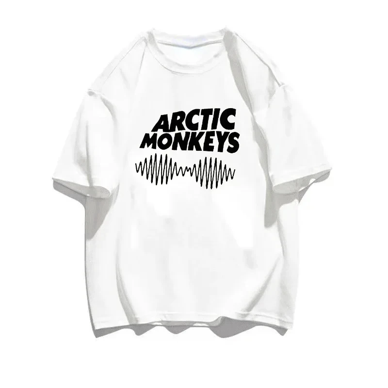 2024 New Arctic Monkeys Clothes Women Fashion Printed Manga Graphic T-Shirt Casual Y2k White Black Cotton  