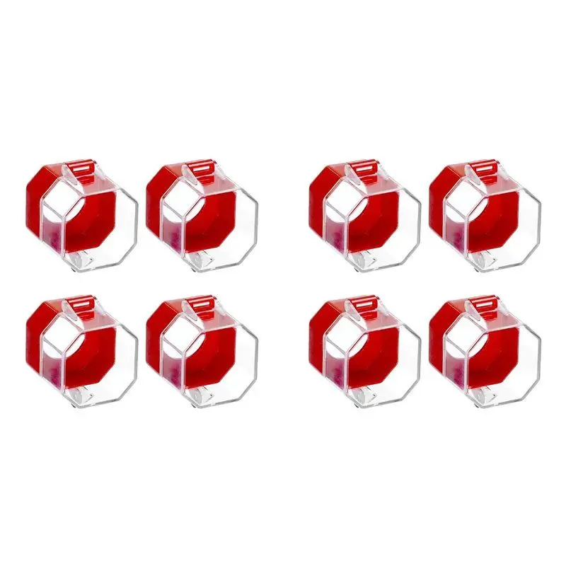 

【ГОРЯЧАЯ ПРОДАЖА!】 Крышка кнопки аварийной остановки, 8-пак. пластиковая защитная крышка переключателя, крышка блокировки кнопочного переключателя тумблера