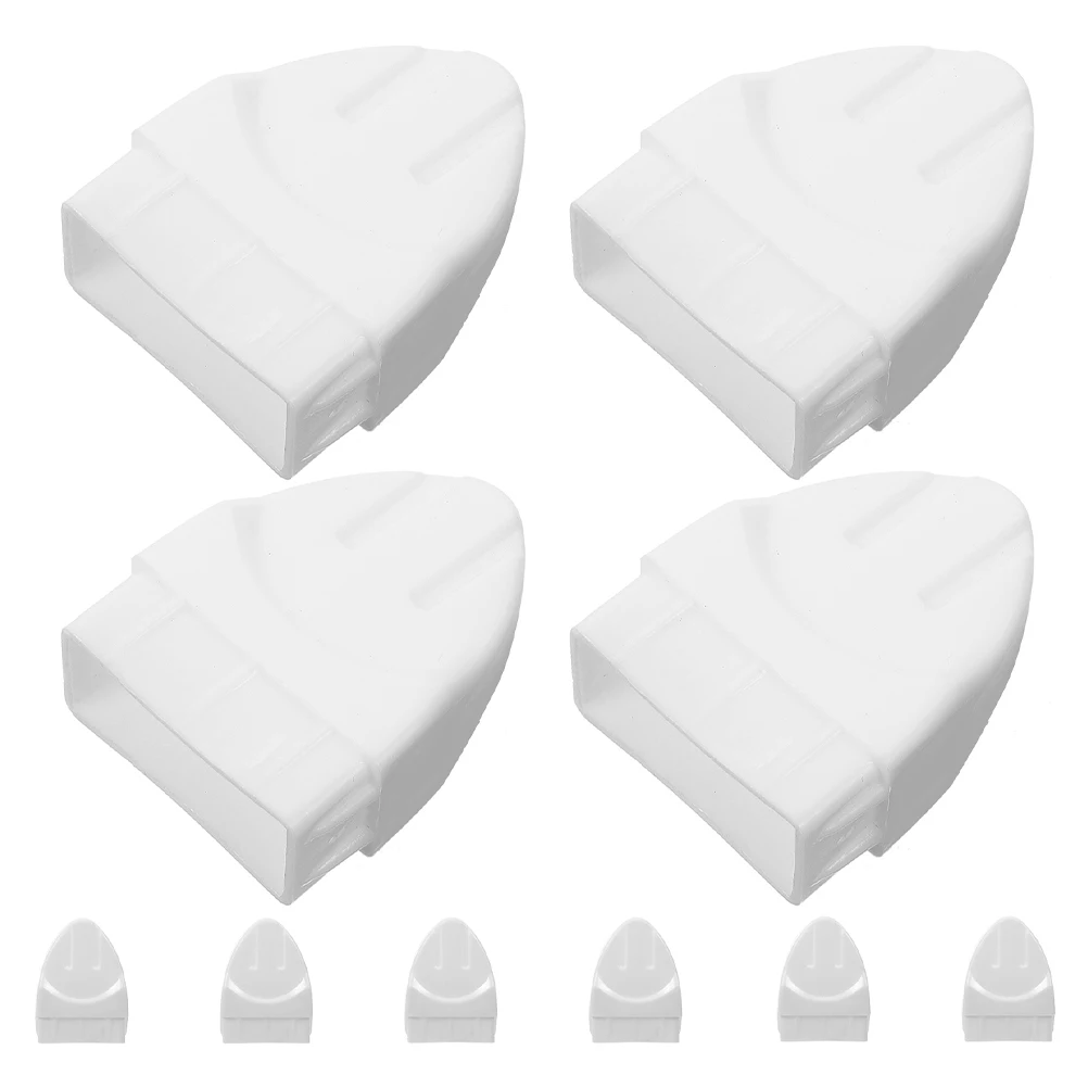 

20 Pcs Fence Cap Railing End Caps Galvanized Post Topper Cover Protector Deck Plastic Gothic Holder