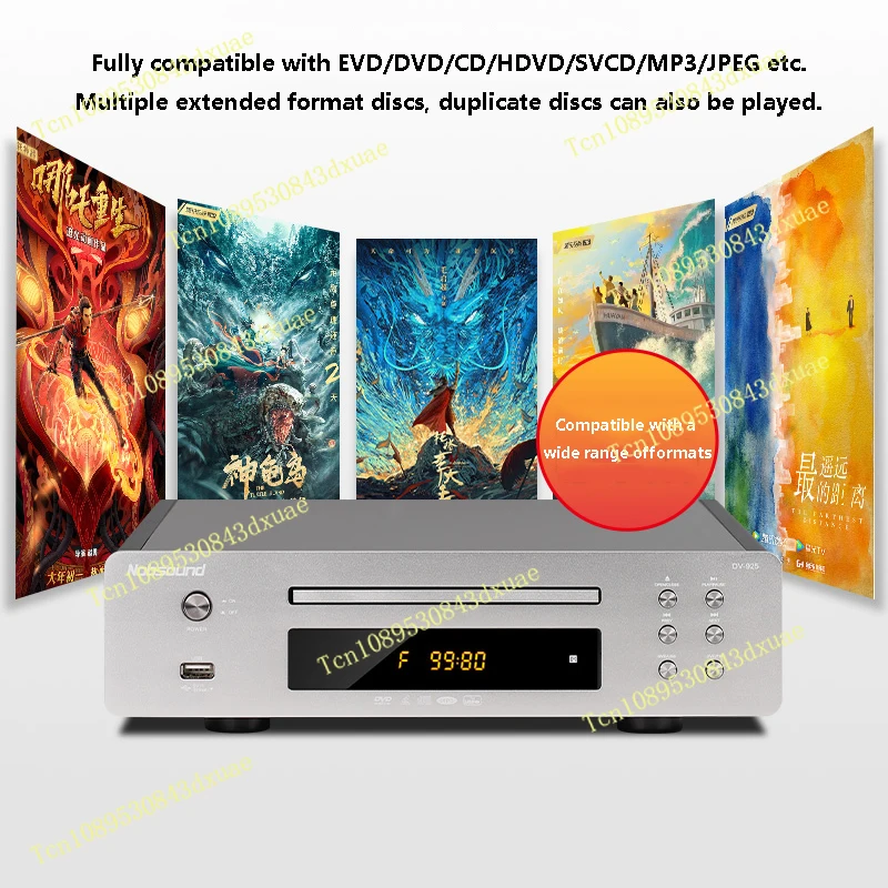 أفضل المنزل حمى مشغل DVD/CD HD DVD/EVD Player Dolby 5.1 قناة USB القراءة المباشرة مشغل فيديو الصوت الألياف الرقمية محوري