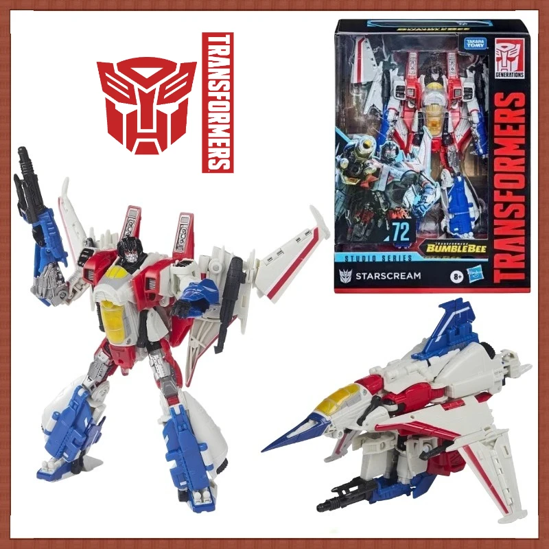 Nowość w magazynie Transformer G1 SS-72 Starscream Animowana Figurka Zabawka Prezent na Święta Postacie z Anime Seria Studio Model Ręczny Modny Ruchomy