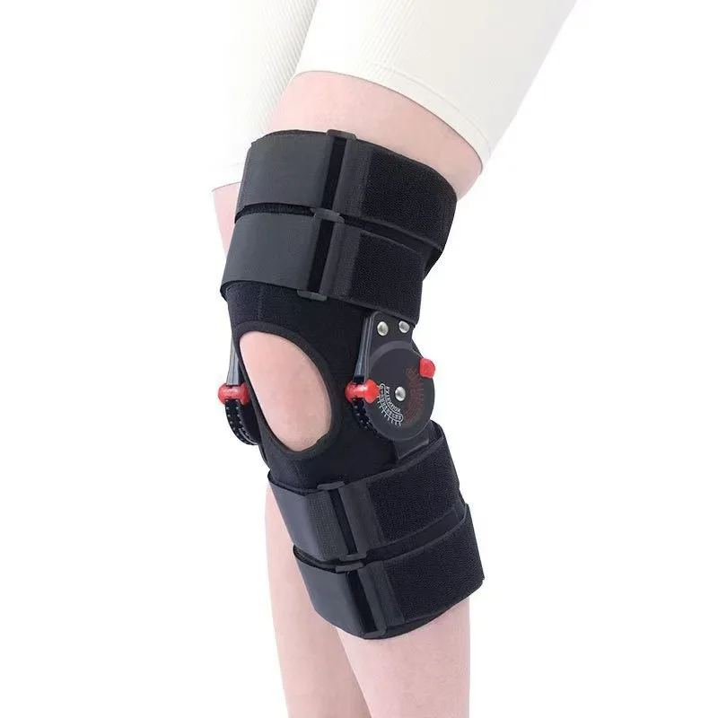 

ROM Hinged Knee Stabilizer Adjustable Support for Sports Injury Meniscus Tear ACL Recovery Arthritis & Daily Pain Relief